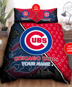 Chicago Cubs bedding set – duvet cover pillow shams 01