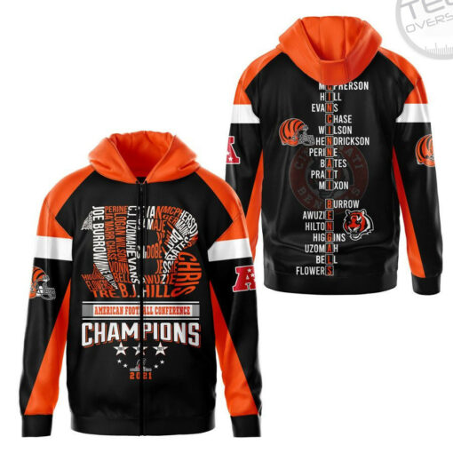 Cincinnati Bengals S3 Zip up Hoodie