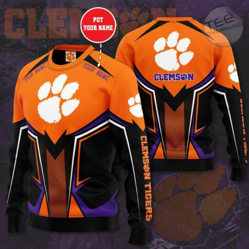 Clemson Tigers 3D Sweatshirt 01