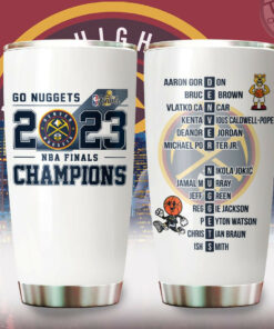 Denver Nuggets White Tumbler Cup OVS28623S6