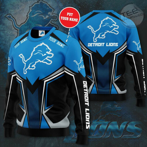 Detroit Lions 3D Sweatshirt 01