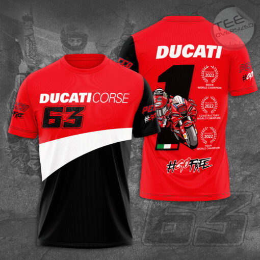 Ducati Lenovo Team 3D Ver.2 T shirt