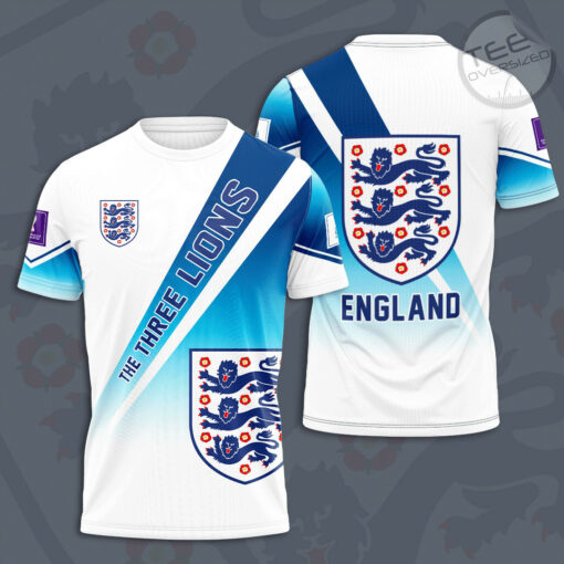 England National Football Team The Three Lions 3D T shirt