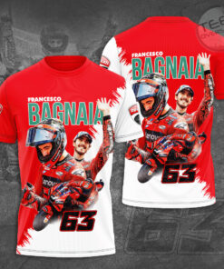 Francesco Bagnaia x Ducati Lenovo 3D T shirt