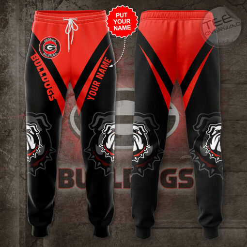 Georgia Bulldogs 3D Sweatpant 01