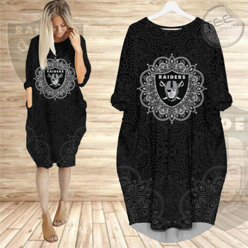 Las Vegas Raiders Batwing Pocket Dress