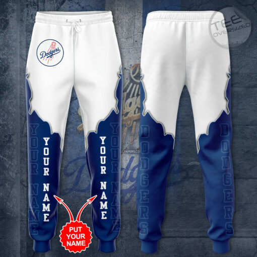 Los Angeles Dodgers 3D Sweatpant 01