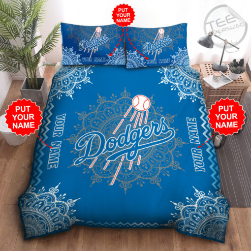 Los Angeles Dodgers bedding set 01