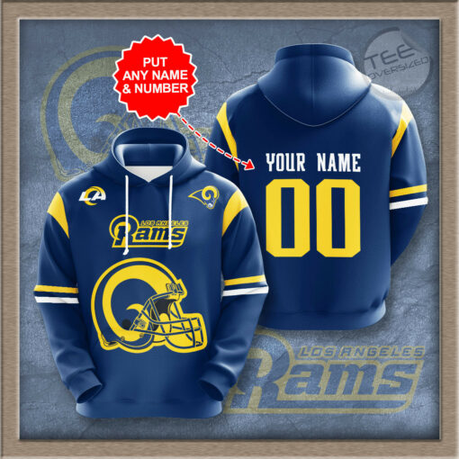 Los Angeles Rams 3D hoodie 01