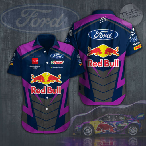 M Sport Ford World Rally Team short sleeve dress shirt 01