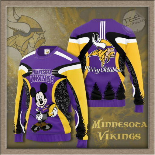 Minnesota Vikings 3D Sweatshirt 01