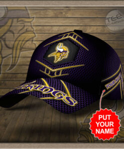 Minnesota Vikings Cap Custom Hat 01
