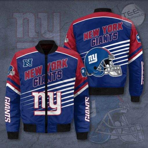 New York Giants 3D Bomber Jacket 01