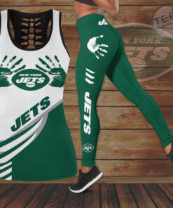 New York Jets Hollow Tank Top Leggings