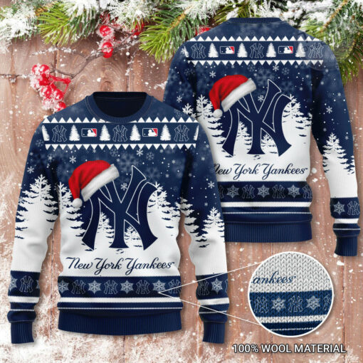 New York Yankees 3D Ugly Christmas Sweater 2022