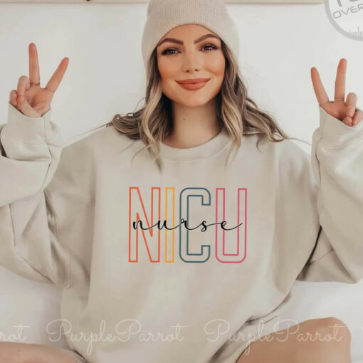 Nicu Nurse Sweatshirt sand