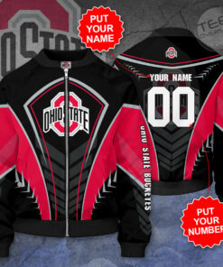 Ohio State Buckeyes 3D Bomber Jacket 01