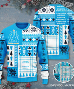 Olympique Marseille 3D Ugly Sweater