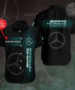 Personalized Petronas F1 short sleeve shirt PMERAMGS5