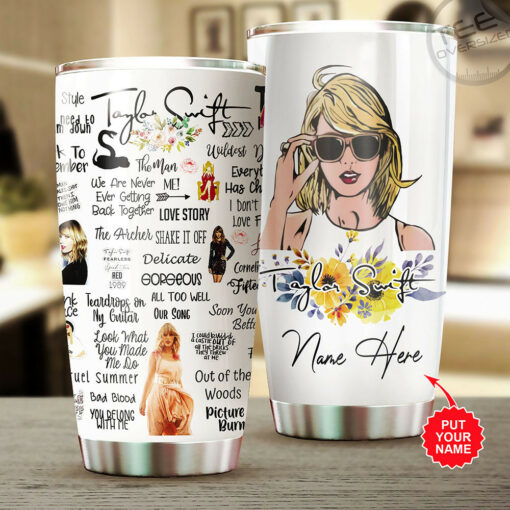 Personalized Taylor Swift Tumbler Cup OVS11823S4