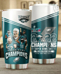 Philadelphia Eagles Super Bowl LVII Tumbler Cup