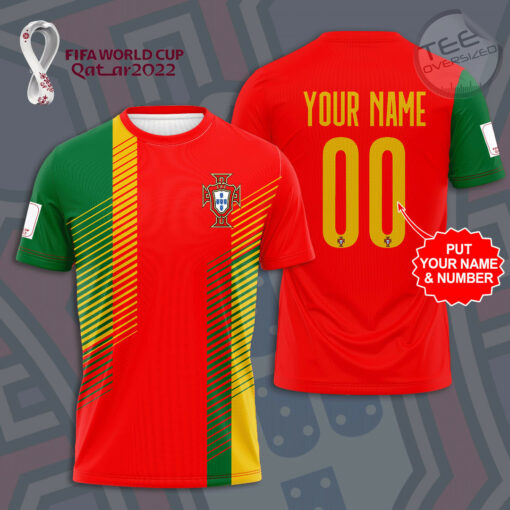 Portugal Football Team 3D T shirt