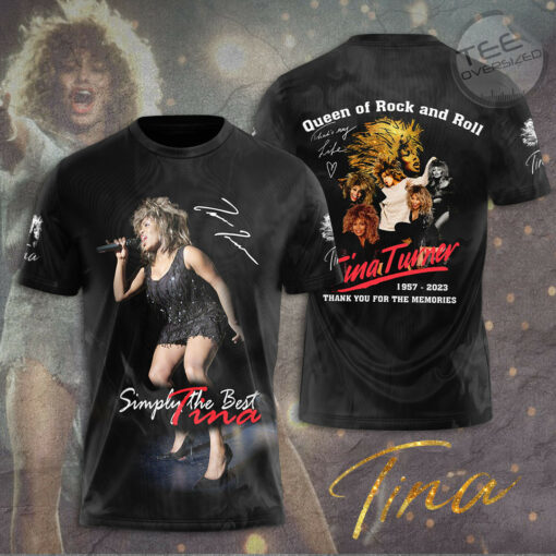 Queen Of Rock And Roll Tina Turner T shirt OVS10823S1