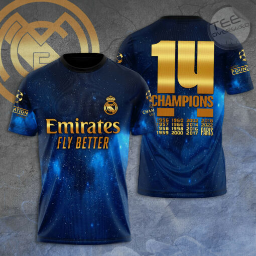 Real Madrid FC 3D T shirt