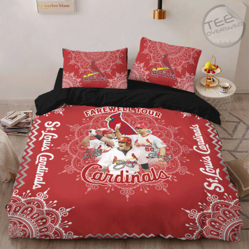 St. Louis Cardinals Farewell Tour bedding set