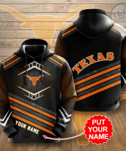 Texas Longhorns 3D Hoodie 02