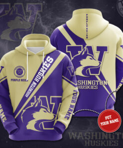 Washington Huskies 3D Hoodie 01