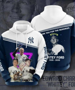 Whitey Ford New York Yankees 3D Hoodie 01