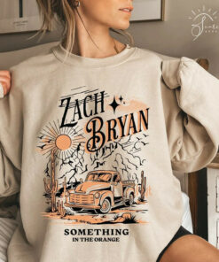 Zach Bryan Oversized Sweatshirt Sand