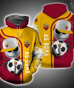 as roma and jack skellington 3d hoodie