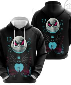 christmas jack skellingtons 3d hoodie