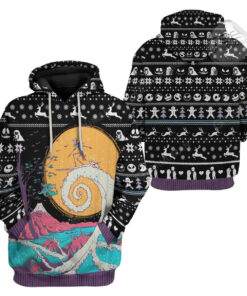 jack skellington surfing hoodie